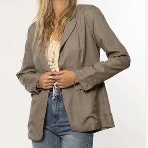 Amuse Society Joss Long Sleeve Woven Jacket Size M